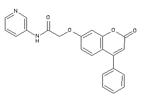 2-(2-keto-4-phenyl-chromen-7-yl)oxy-N-(3-pyridyl)acetamide