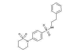 4-(1,1-diketothiazinan-2-yl)-N-phenethyl-benzenesulfonamide