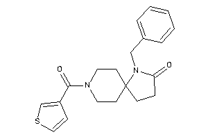 4-benzyl-8-(3-thenoyl)-4,8-diazaspiro[4.5]decan-3-one