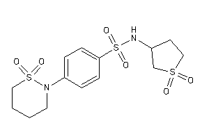 4-(1,1-diketothiazinan-2-yl)-N-(1,1-diketothiolan-3-yl)benzenesulfonamide