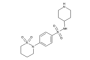 4-(1,1-diketothiazinan-2-yl)-N-(4-piperidyl)benzenesulfonamide