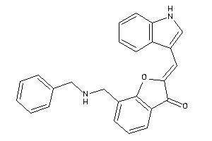 7-[(benzylamino)methyl]-2-(1H-indol-3-ylmethylene)coumaran-3-one
