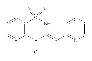 1,1-diketo-3-(2-pyridylmethylene)benzo[e]thiazin-4-one