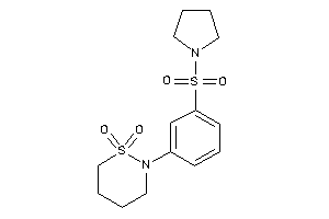 2-(3-pyrrolidinosulfonylphenyl)thiazinane 1,1-dioxide