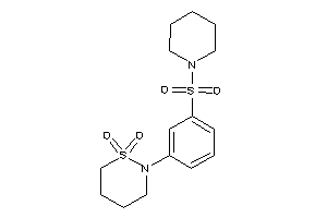 2-(3-piperidinosulfonylphenyl)thiazinane 1,1-dioxide