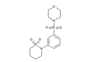 2-(3-morpholinosulfonylphenyl)thiazinane 1,1-dioxide