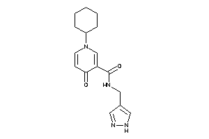 1-cyclohexyl-4-keto-N-(1H-pyrazol-4-ylmethyl)nicotinamide