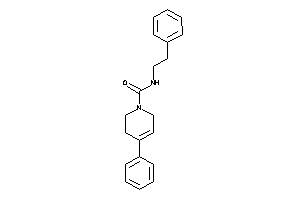 N-phenethyl-4-phenyl-3,6-dihydro-2H-pyridine-1-carboxamide