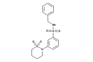 N-benzyl-3-(1,1-diketothiazinan-2-yl)benzenesulfonamide