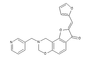 Image of 2-(2-furfurylidene)-8-(3-pyridylmethyl)-7,9-dihydrofuro[2,3-f][1,3]benzoxazin-3-one