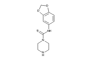 N-(1,3-benzodioxol-5-yl)piperazine-1-carbothioamide