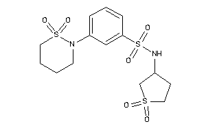 3-(1,1-diketothiazinan-2-yl)-N-(1,1-diketothiolan-3-yl)benzenesulfonamide