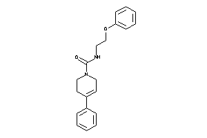 N-(2-phenoxyethyl)-4-phenyl-3,6-dihydro-2H-pyridine-1-carboxamide