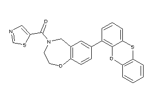 (7-phenoxathiin-4-yl-3,5-dihydro-2H-1,4-benzoxazepin-4-yl)-thiazol-5-yl-methanone