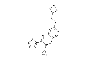 N-cyclopropyl-N-[4-(oxetan-3-ylmethoxy)benzyl]thiophene-2-carboxamide