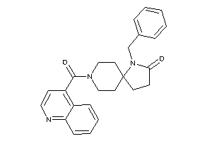 4-benzyl-8-cinchoninoyl-4,8-diazaspiro[4.5]decan-3-one