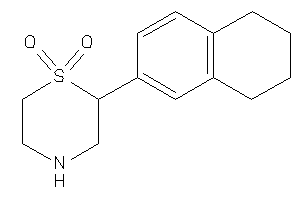 2-tetralin-6-yl-1,4-thiazinane 1,1-dioxide