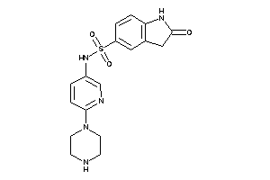 2-keto-N-(6-piperazino-3-pyridyl)indoline-5-sulfonamide