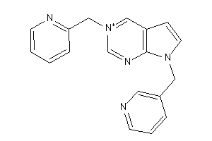 Image of 3-(2-pyridylmethyl)-7-(3-pyridylmethyl)pyrrolo[2,3-d]pyrimidin-3-ium