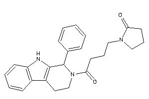 1-[4-keto-4-(1-phenyl-1,3,4,9-tetrahydro-$b-carbolin-2-yl)butyl]-2-pyrrolidone