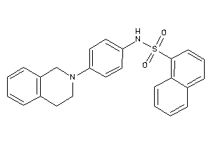 N-[4-(3,4-dihydro-1H-isoquinolin-2-yl)phenyl]naphthalene-1-sulfonamide