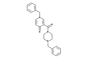 1-benzyl-3-(4-benzylpiperazine-1-carbonyl)-4-pyridone