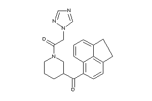 Image of 1-[3-(acenaphthene-5-carbonyl)piperidino]-2-(1,2,4-triazol-1-yl)ethanone