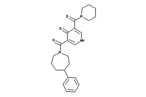 3-(4-phenylazepane-1-carbonyl)-5-(piperidine-1-carbonyl)-4-pyridone