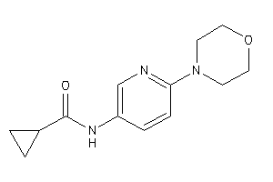 Image of N-(6-morpholino-3-pyridyl)cyclopropanecarboxamide