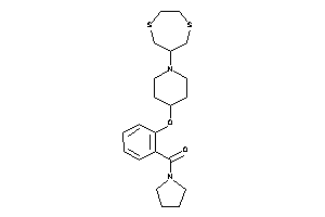 [2-[[1-(1,4-dithiepan-6-yl)-4-piperidyl]oxy]phenyl]-pyrrolidino-methanone