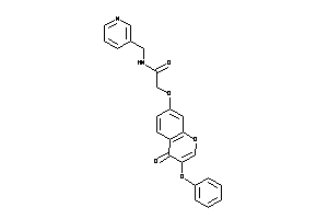 2-(4-keto-3-phenoxy-chromen-7-yl)oxy-N-(3-pyridylmethyl)acetamide