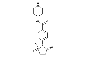 Image of N-(4-piperidyl)-4-(1,1,3-triketo-1,2-thiazolidin-2-yl)benzamide