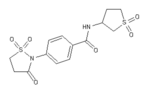N-(1,1-diketothiolan-3-yl)-4-(1,1,3-triketo-1,2-thiazolidin-2-yl)benzamide