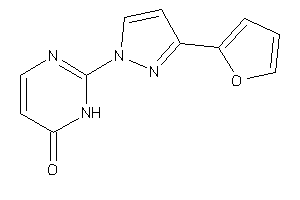 2-[3-(2-furyl)pyrazol-1-yl]-1H-pyrimidin-6-one