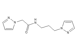 2-pyrazol-1-yl-N-(3-pyrazol-1-ylpropyl)acetamide
