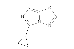 Image of 3-cyclopropyl-[1,2,4]triazolo[3,4-b][1,3,4]thiadiazole