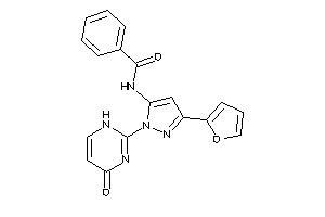 N-[5-(2-furyl)-2-(4-keto-1H-pyrimidin-2-yl)pyrazol-3-yl]benzamide