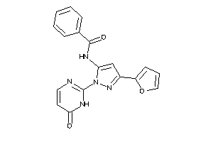 N-[5-(2-furyl)-2-(6-keto-1H-pyrimidin-2-yl)pyrazol-3-yl]benzamide