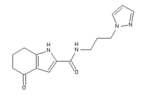 4-keto-N-(3-pyrazol-1-ylpropyl)-1,5,6,7-tetrahydroindole-2-carboxamide