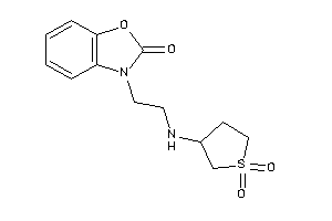 3-[2-[(1,1-diketothiolan-3-yl)amino]ethyl]-1,3-benzoxazol-2-one