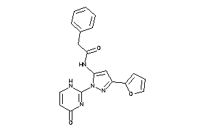 N-[5-(2-furyl)-2-(4-keto-1H-pyrimidin-2-yl)pyrazol-3-yl]-2-phenyl-acetamide