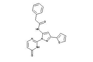 N-[5-(2-furyl)-2-(6-keto-1H-pyrimidin-2-yl)pyrazol-3-yl]-2-phenyl-acetamide