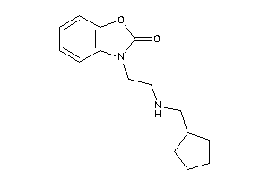 3-[2-(cyclopentylmethylamino)ethyl]-1,3-benzoxazol-2-one