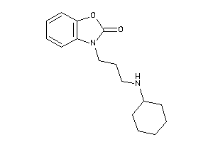 3-[3-(cyclohexylamino)propyl]-1,3-benzoxazol-2-one