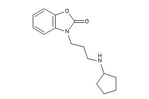 3-[3-(cyclopentylamino)propyl]-1,3-benzoxazol-2-one