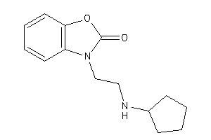 3-[2-(cyclopentylamino)ethyl]-1,3-benzoxazol-2-one