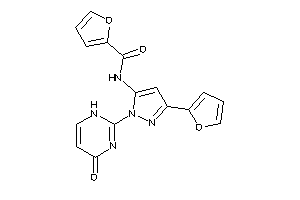 N-[5-(2-furyl)-2-(4-keto-1H-pyrimidin-2-yl)pyrazol-3-yl]-2-furamide