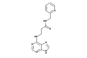 3-(9H-purin-6-ylamino)-N-(2-pyridylmethyl)propionamide