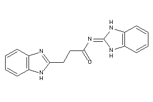 Image of 3-(1H-benzimidazol-2-yl)-N-(1,3-dihydrobenzimidazol-2-ylidene)propionamide