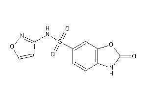 N-isoxazol-3-yl-2-keto-3H-1,3-benzoxazole-6-sulfonamide